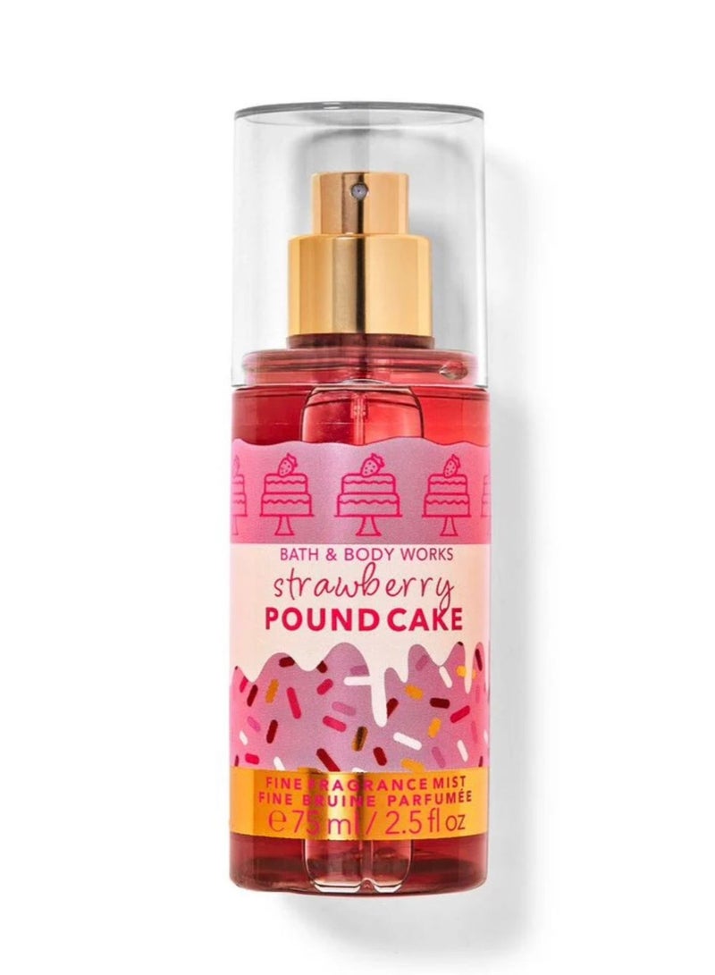 Strawberry Pound Cake Travel Size Fine Fragrance Mist 75ml